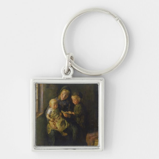 The Reading Lesson Keychain (Front)
