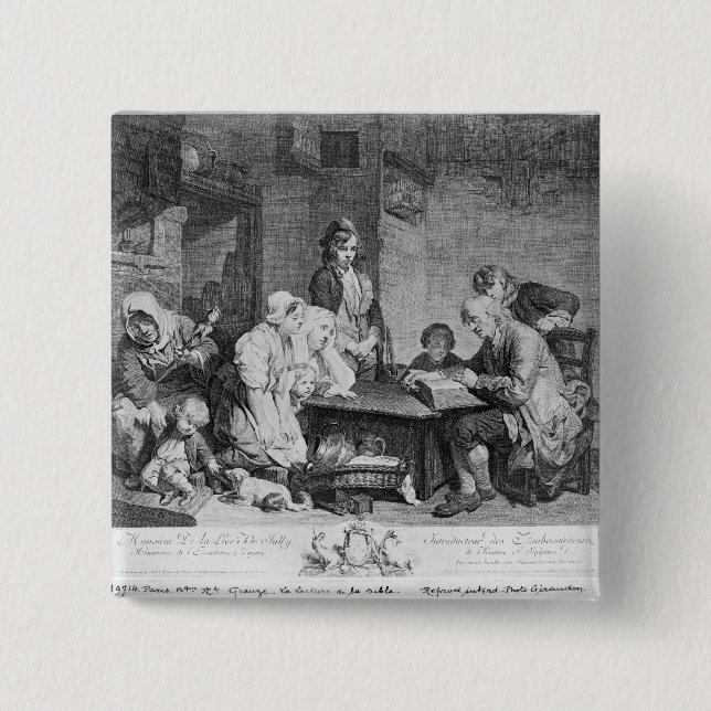 The Reading of the Bible Button (Front)