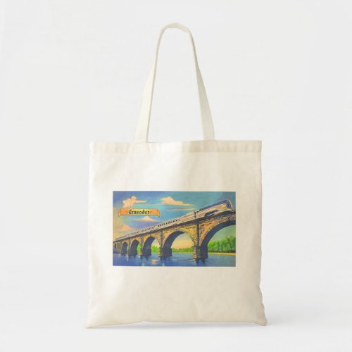  The Reading Railroad Crusader luxury train   Tote Bag