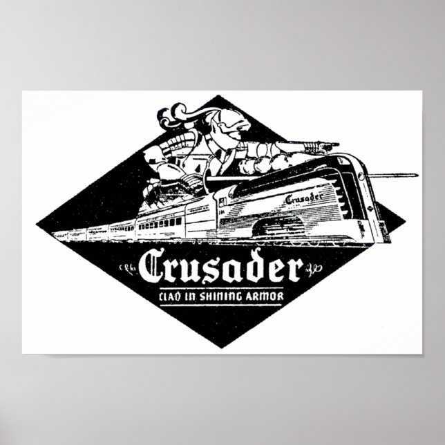 The Reading Railroad Crusader Streamliner Poster (Front)