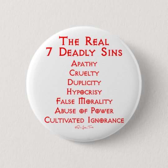 The Real 7 Deadly Sins Button 