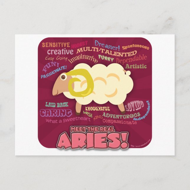 The Real Aries Postcard (Front)