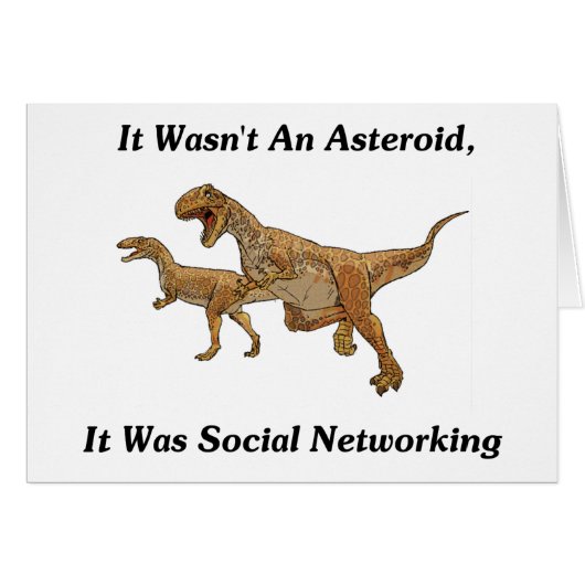 The Real Cause Of Dinosaur Extinction Cards (Front Horizontal)