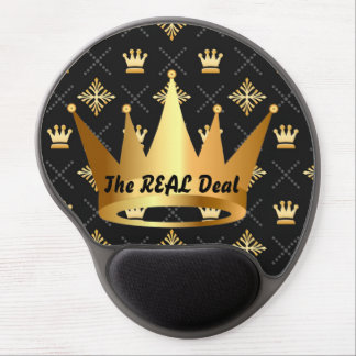 The Real Deal (Black & Gold) Gel Mouse Pad