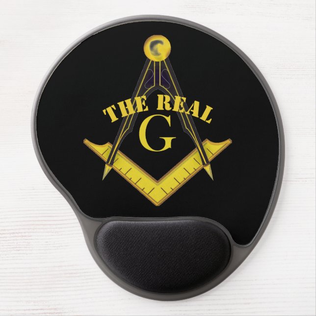 The Real G Freemason Gel Mouse Pad (Front)