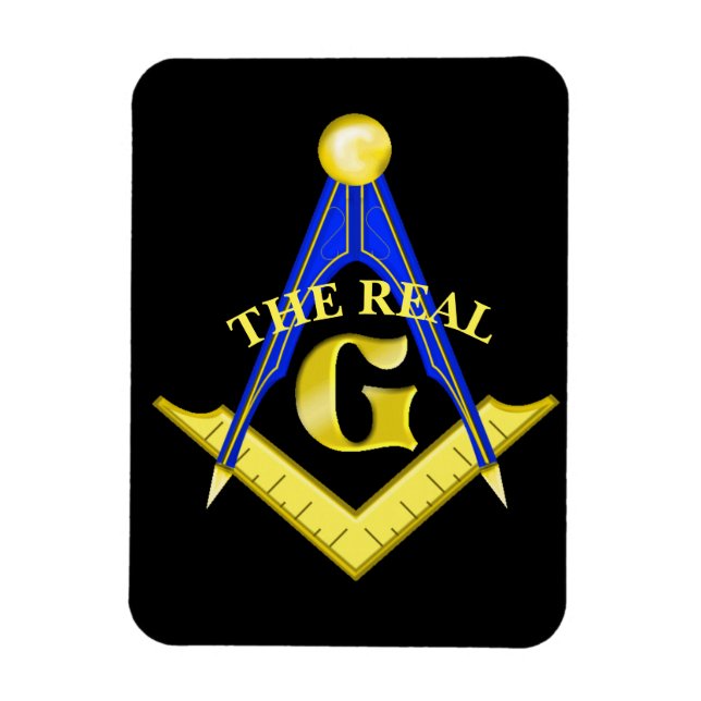 The Real G Masonic Magnet (Vertical)