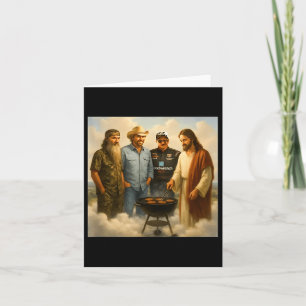 The Real Gang Meet Up In Heaven Phil Funny Meme Bb Card