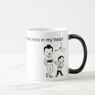 The real hero in my heart l Father's day Mug