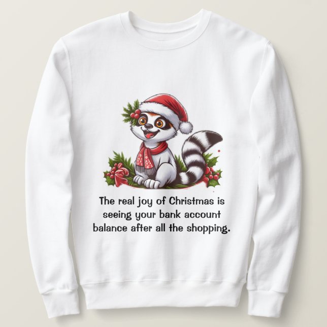 The real joy of Christmas men Sweatshirt (Design Front)