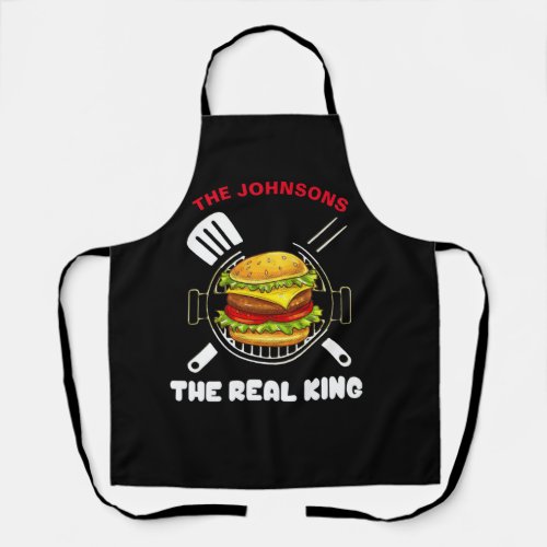 The Real King BBQ Apron