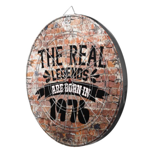 The Real Legends Are Born In 1976 Dartboard (Front Right)