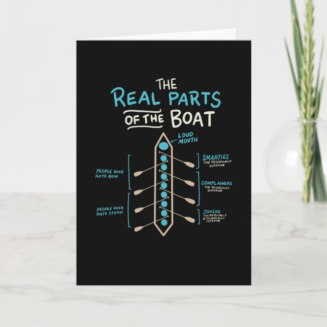 The Real Parts Of The Boat Card (Front)