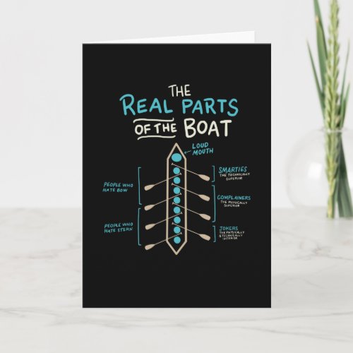 The Real Parts Of The Boat Card