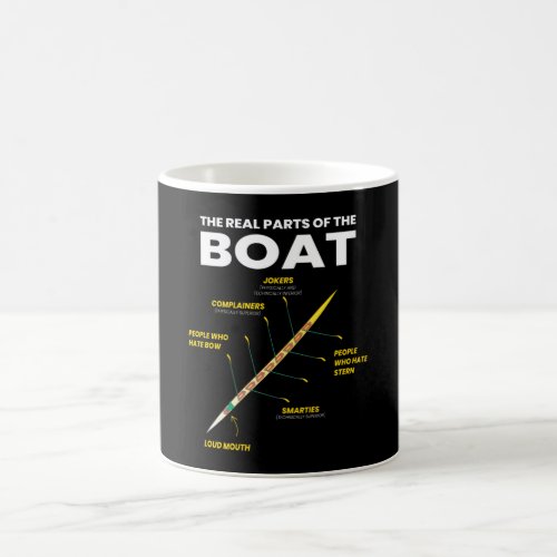 The Real Parts Of The Boat Oarsman Rower Coffee Mug