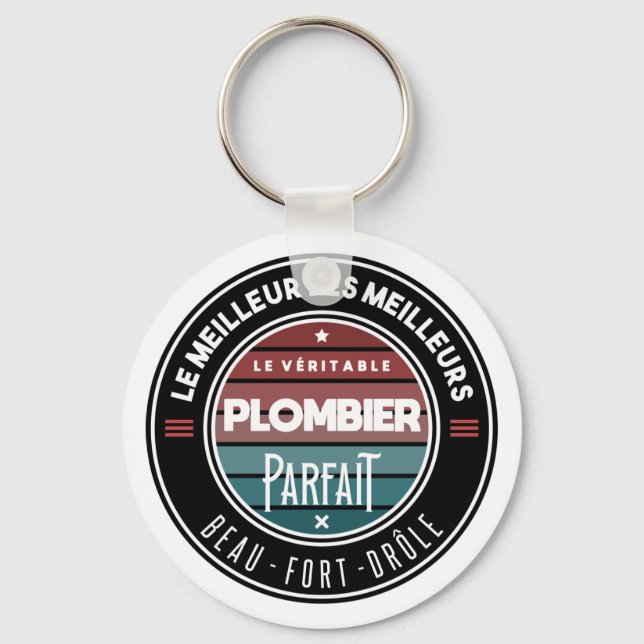 The Real Perfect Plumber Keychain (Front)
