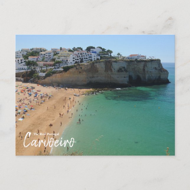 The Real Portugal-Carvoeiro, Algarve Postcard (Front)