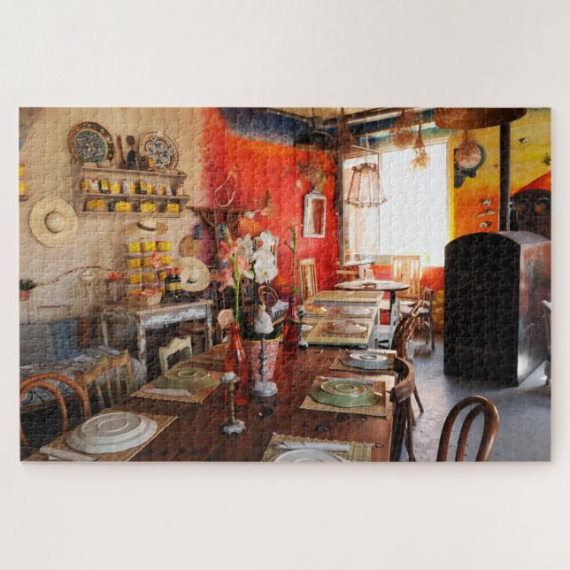 The Real Portugal- Cascais Restaurant Jigsaw Puzzle (Horizontal)
