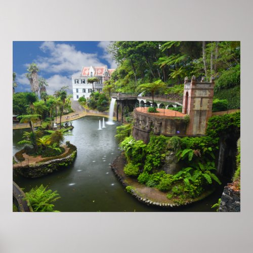 The Real Portugal_ Madeira Botanical Gardens Poster