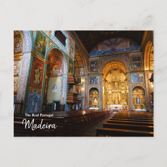 The Real Portugal- Madeira Postcard (Front)