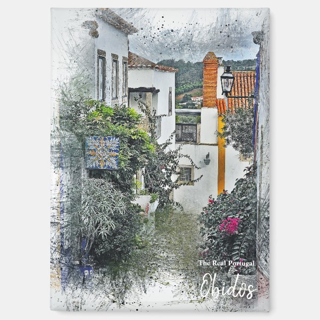 The Real Portugal- Obidos Magnet (Front)