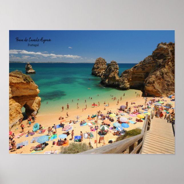 The Real Portugal-Praia do Camilo , Algarve Jigsaw Poster (Front)