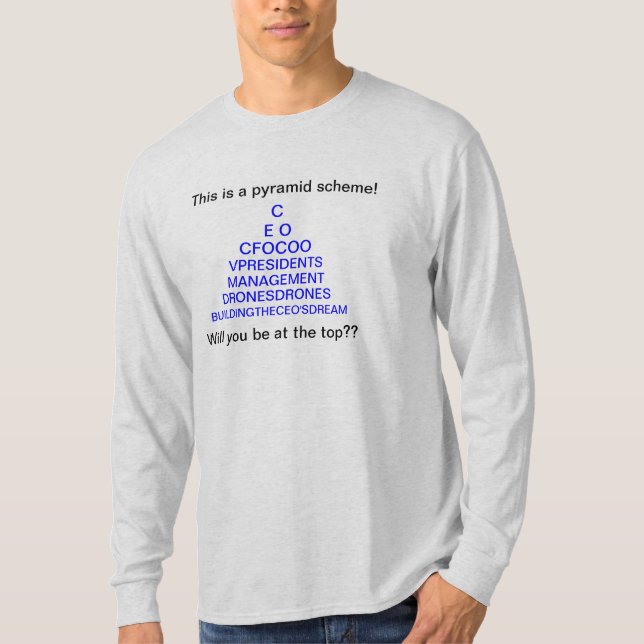 The Real Pyramid Scheme T-Shirt (Front)
