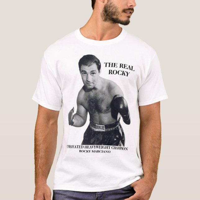 THE REAL ROCKY "ROCKY MARCIANO" T-Shirt (Front)