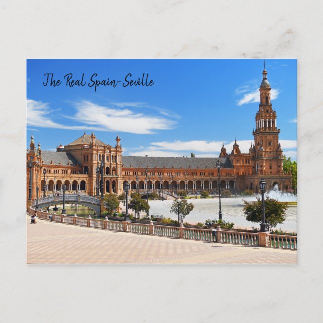 The Real Spain- Seville Postcard (Front)