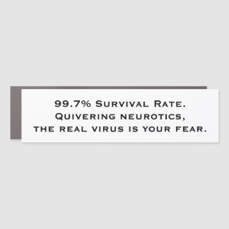 The Real Virus Car Magnet