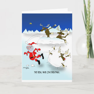 The Real War on Christmas Holiday Card