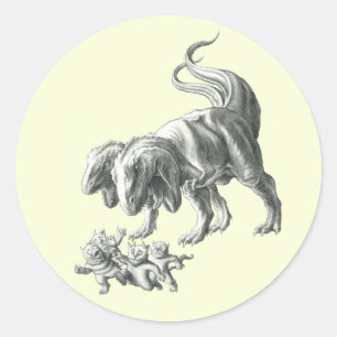 The real wild things classic round sticker