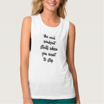 The Real Workout Muscle Tank