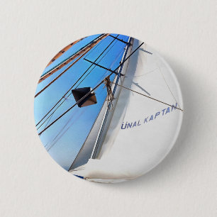 The Realist Adjusts The Sails Nautical Art Button