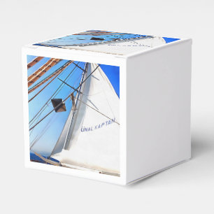 The Realist Adjusts The Sails Nautical Art Favor Boxes