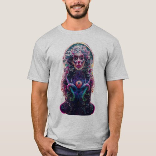The Realm of Mystery Where Science Meets Fantasy T_Shirt