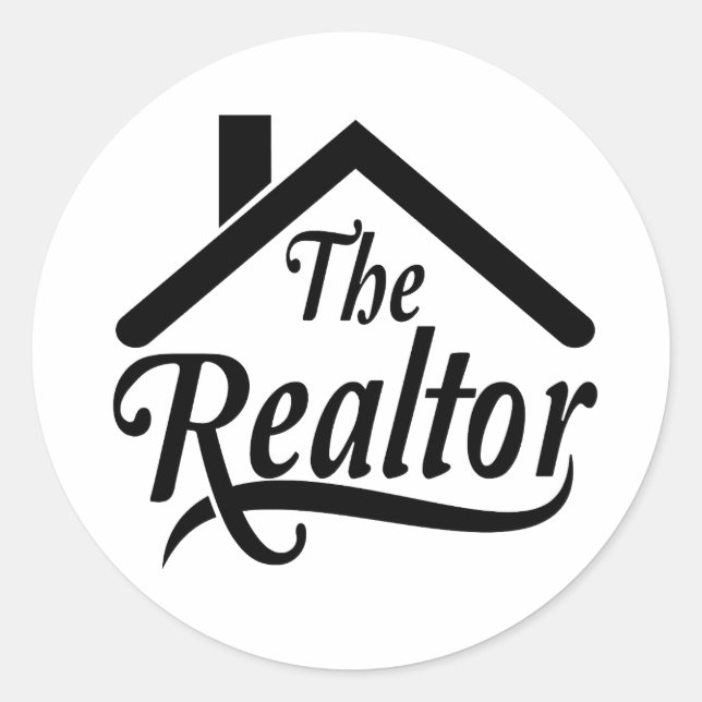 The Realtor Real Rstate Agent Sticker (Front)