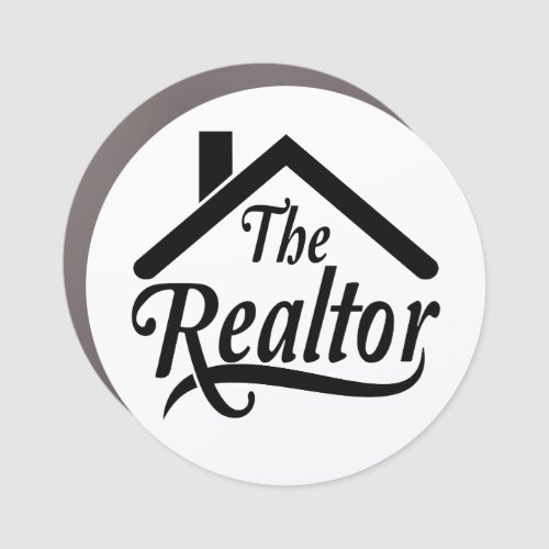 The Realtor Real Rstate Agent Trucker Hat Car Magnet