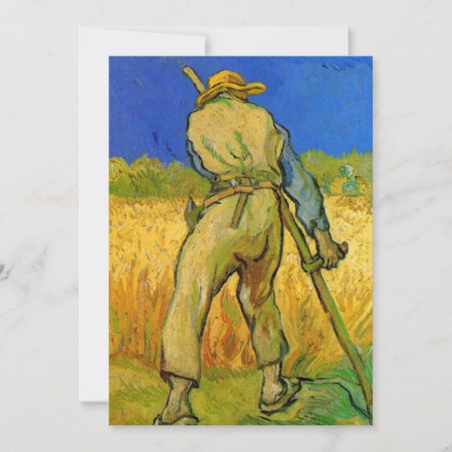 The Reaper (after Millet) by Vincent van Gogh (Front)