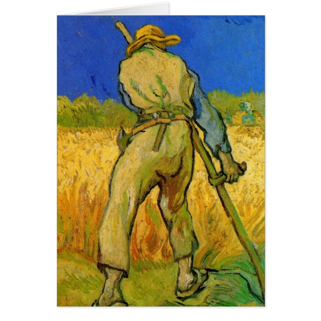 The Reaper (after Millet) by Vincent van Gogh Cards (Front)
