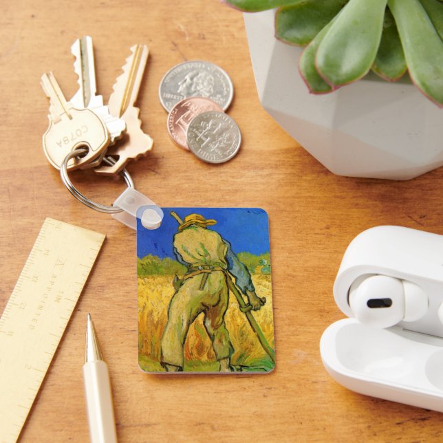 The Reaper (after Millet) by Vincent van Gogh Keychain (Desk)