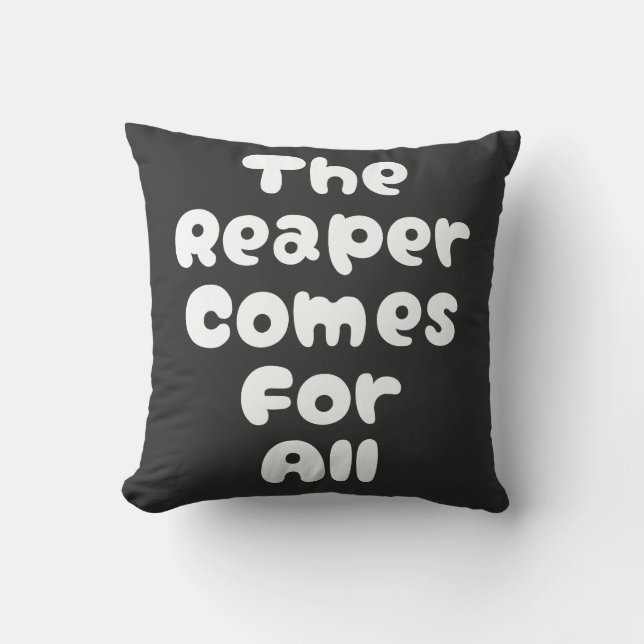 The Reaper Comes For All Kdrama Throw Pillow (Front)