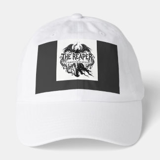 The Reaper Gothic Typography & Dark Angel Art Hat