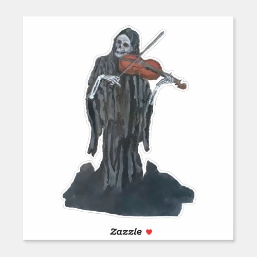 The Reaper Plays The Violin Sticker