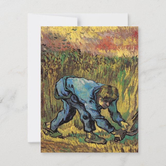 The Reaper with Sickle by Vincent van Gogh (Front)
