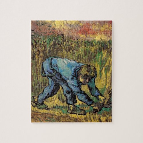 The Reaper with Sickle by Vincent van Gogh Jigsaw Puzzle