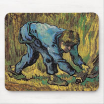 The Reaper with Sickle by Vincent van Gogh Mouse Pad