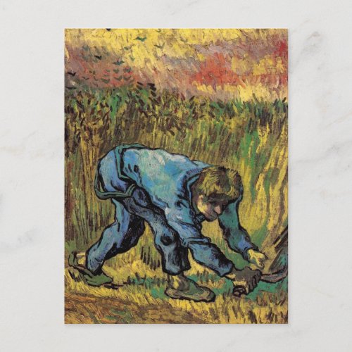 The Reaper with Sickle by Vincent van Gogh Postcard