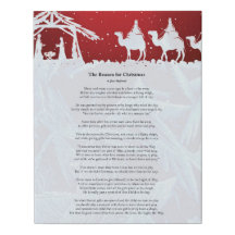 The Reason for Christmas - Faux Wrapped Canvas