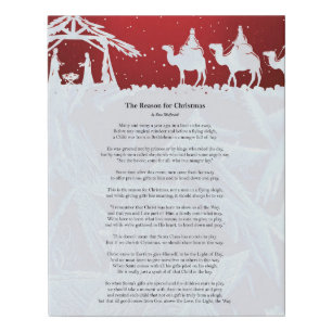 The Reason for Christmas - Faux Wrapped Canvas
