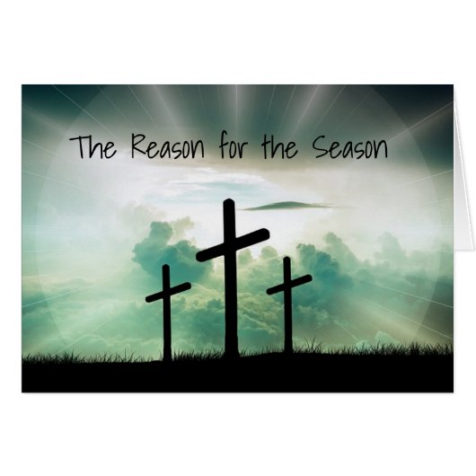 The Reason for the Season Easter Card (Front Horizontal)